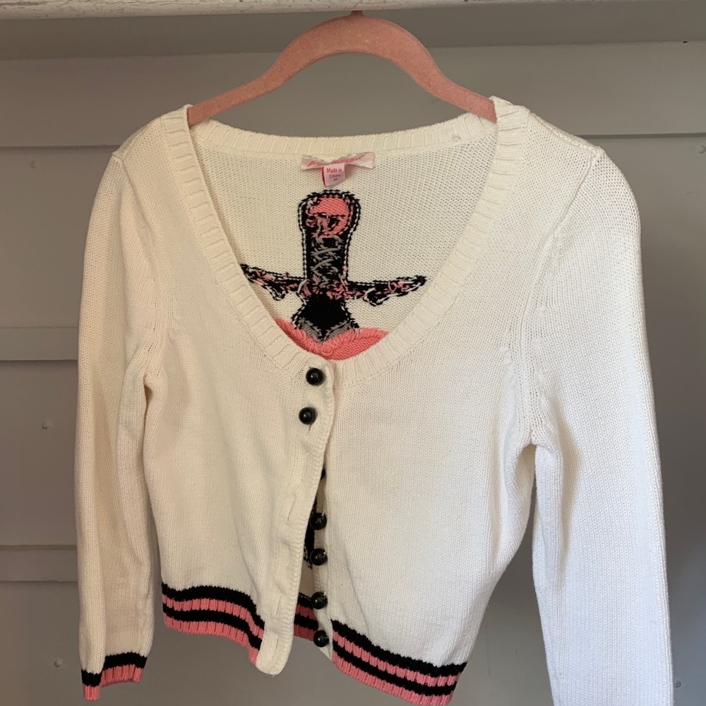 Cute Betsey Johnson Cardigan!